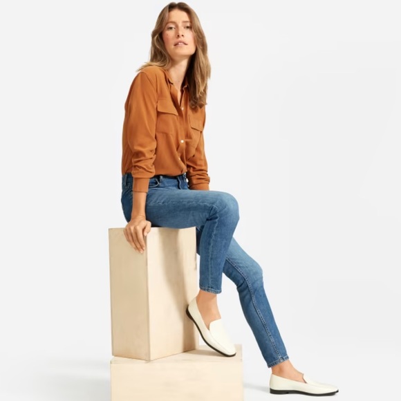 Everlane Denim - Everlane The Mid Rise Skinny Ankle Jeans